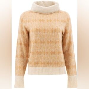 Sporty XL REI Preppy Soft Casual Cozy Pullover Ski Warm Cowl Neck Sweater New